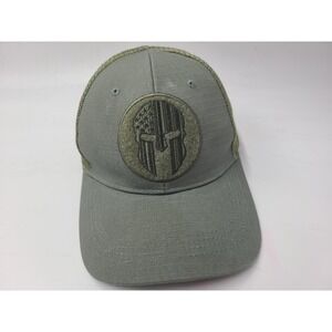 Highland Tactical Mesh Trucker Snapback Hat Cap Hunt Fish Men Women Gray Green